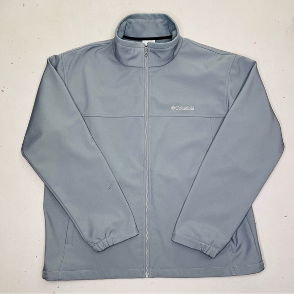 Columbia Men’s Gray Bowen Lake Softshell Zip Up Jacket Size XL - Picture 5 of 16